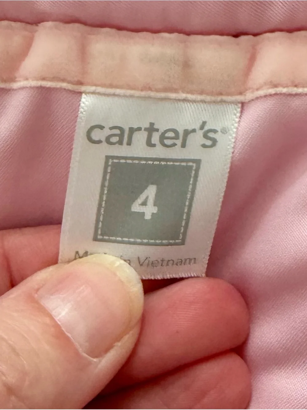 CARTERS Girls Vest Brown Pink Polka Dot Puffer Zip Up Sz 4 with Pockets